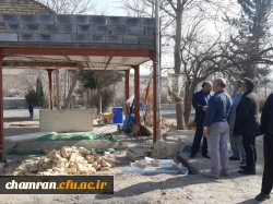 گزارش تصویری از آماده سازی یادمان مقبره شهید گمنام در پردیس شهید چمران 8