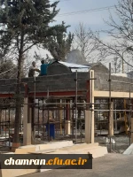 گزارش تصویری از آماده سازی یادمان مقبره شهید گمنام در پردیس شهید چمران 11