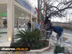 گزارش تصویری از ساخت یادمان مقبره شهید گمنام در پردیس شهید چمران 2