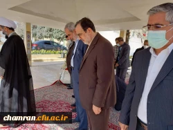 افتتاح یادمان مقبره شهید گمنام پردیس شهید چمران توسط وزیر آموزش و پرورش 4