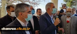 افتتاح یادمان مقبره شهید گمنام پردیس شهید چمران توسط وزیر آموزش و پرورش 9