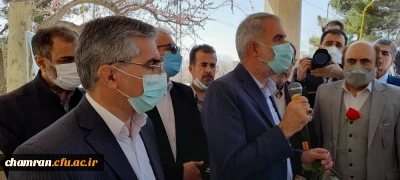 افتتاح یادمان مقبره شهید گمنام پردیس شهید چمران توسط وزیر آموزش و پرورش