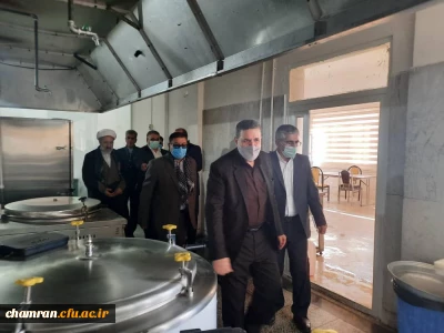 افتتاح آشپزخانه صنعتی پردیس شهید چمران
