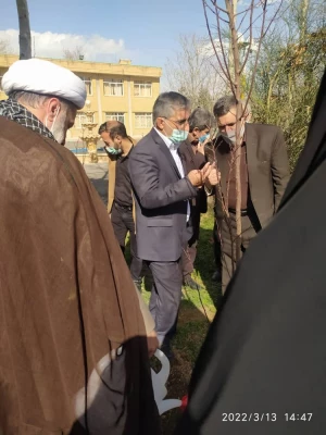 درختکاری در فضای سبز پردیس شهید چمران 7