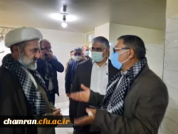 افتتاح پروژه بهسازی سراهای دانشجویی پردیس شهید چمران
 5