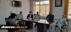 نشست هماهنگی برای آموزش حضوری در پردیس شهید چمران 7