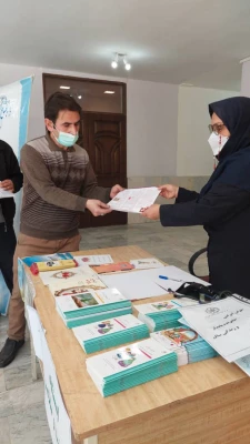 برگزاری ایستگاه سلامت در روزهای واپسین سال 1400 و تقدیر از آقای علیرضا سنایی نیکخو به عنوان همیار سلامت فعال  4