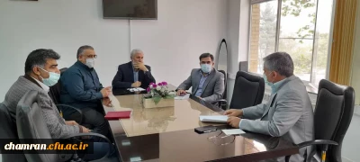 بازدید مسئولان مدیریت امور پردیس های استان تهران از پردیس شهید چمران