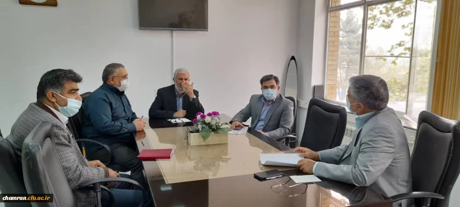 بازدید مسئولان مدیریت امور پردیس های استان تهران از پردیس شهید چمران 8