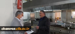 بازدید هیئت رئیسه پردیس شهید چمران از قسمتهای مختلف پردیس 2