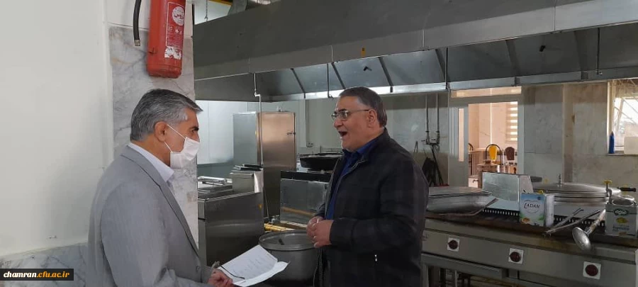 بازدید هیئت رئیسه پردیس شهید چمران از قسمتهای مختلف پردیس 2