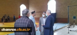 بازدید هیئت رئیسه پردیس شهید چمران از قسمتهای مختلف پردیس 6