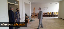 بازدید هیئت رئیسه پردیس شهید چمران از قسمتهای مختلف پردیس 7