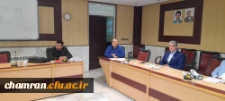 جلسه مشترک گروه تربیت بدنی و مسئولان پردیس شهید چمران 3