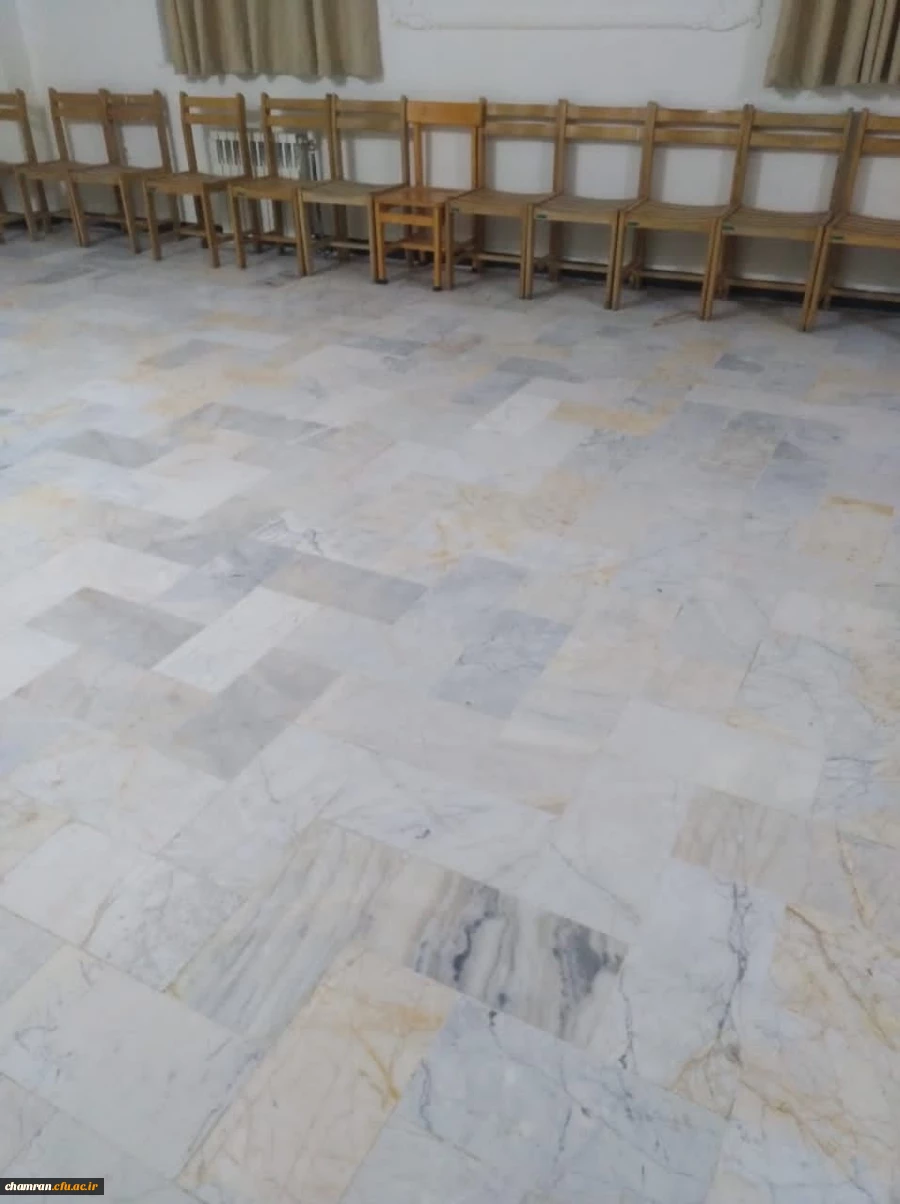 انجام پروژه کفسابی سراهای دانشجویی پردیس شهید چمران 3