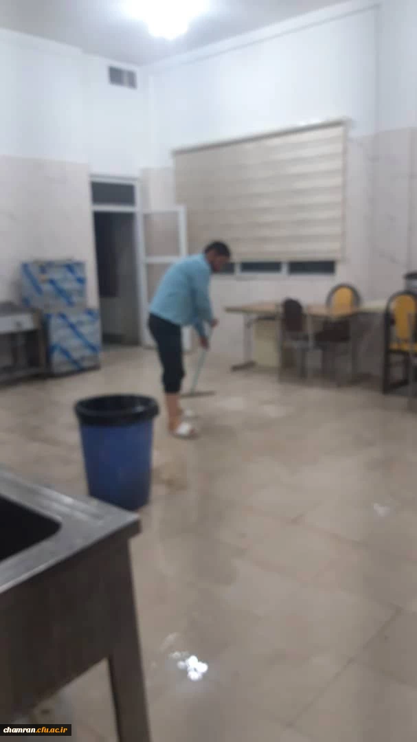 انجام پروژه کفسابی سراهای دانشجویی پردیس شهید چمران 5