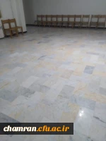 انجام پروژه کفسابی سراهای دانشجویی پردیس شهید چمران 9