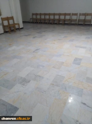 انجام پروژه کفسابی سراهای دانشجویی پردیس شهید چمران