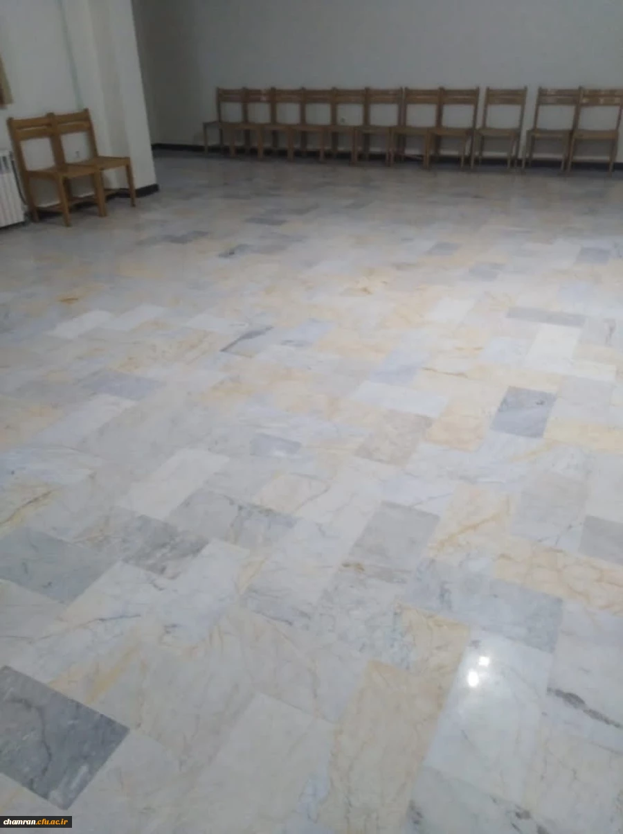 انجام پروژه کفسابی سراهای دانشجویی پردیس شهید چمران 9