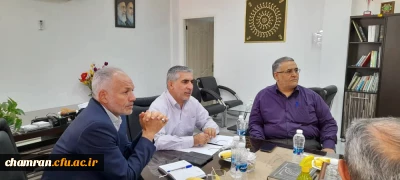 نشست هماهنگی و برنامه ریزی برای برگزاری امتحانات حضوری پایان نیمسال تحصیلی 