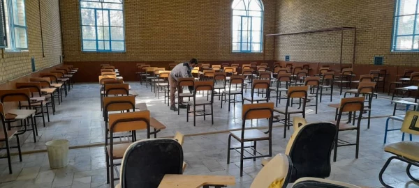 آماده سازی پردیس شهید چمران برای برگزاری امتحانات حضوری پایان نیمسال تحصیلی 2