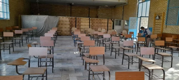 آماده سازی پردیس شهید چمران برای برگزاری امتحانات حضوری پایان نیمسال تحصیلی 7