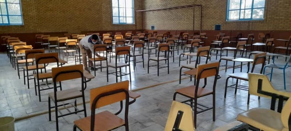 آماده سازی پردیس شهید چمران برای برگزاری امتحانات حضوری پایان نیمسال تحصیلی 9