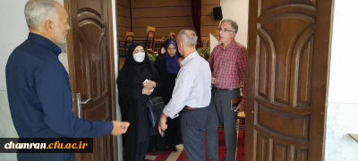 بازدید همکاران مدیریت امور پردیس های استان تهران از پردیس شهید چمران