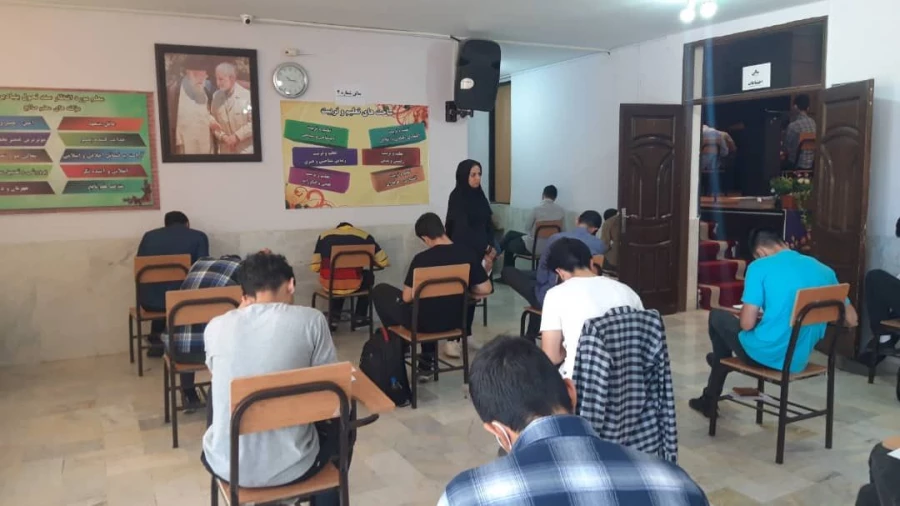 آغاز امتحانات حضوری نیمسال دوم تحصیلی ۱۴۰۱-۱۴۰۰ 8