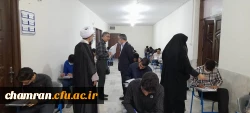 بازدید دکتر آزادی و حجت الاسلام علیخانی از فرایند برگزاری امتحانات حضوری پایان نیمسال تحصیلی 2