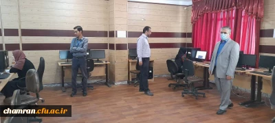 آغاز آزمون حضوری-الکترونیکی مهارت آموزان در پردیس شهید چمران