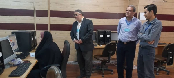 آغاز آزمون حضوری-الکترونیکی مهارت آموزان در پردیس شهید چمران 3