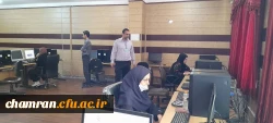 آغاز آزمون حضوری-الکترونیکی مهارت آموزان در پردیس شهید چمران 6