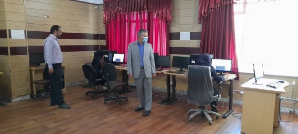 آغاز آزمون حضوری-الکترونیکی مهارت آموزان در پردیس شهید چمران 8