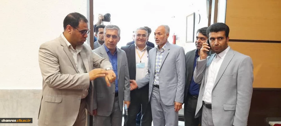 بازدید دکتر صحرایی و دکتر ستاری فر از پردیس شهید چمران 6