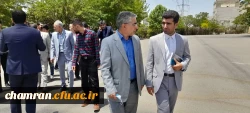 بازدید دکتر صحرایی و دکتر ستاری فر از پردیس شهید چمران 12