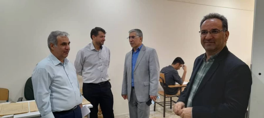 بازدید سرپرست پردیس شهید چمران از برگزاری امتحانات در مراکز شهدای مکه و شهید بهشتی 6