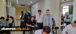 بازدید سرپرست پردیس شهید چمران از برگزاری امتحانات در مراکز شهدای مکه و شهید بهشتی 11