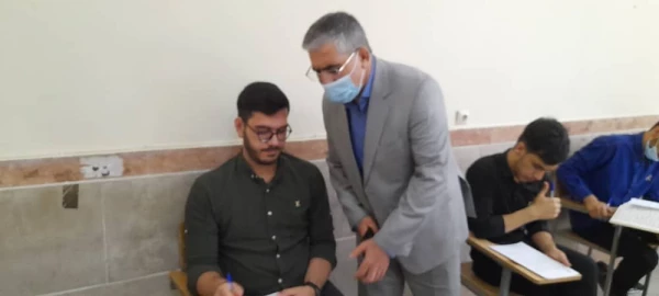 بازدید سرپرست پردیس شهید چمران از برگزاری امتحانات در مراکز شهدای مکه و شهید بهشتی 13