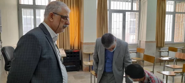 بازدید سرپرست پردیس شهید چمران از برگزاری امتحانات در مراکز شهدای مکه و شهید بهشتی 17