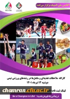 کارگاه آموزشی ملاحظات تغذیه ای و مکمل ها در رشته های ورزشی تیمی آکادمی ملی المپیک ج.ا.ا 2