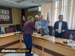 نشست تقدیر از دست اندرکاران برگزاری امتحانات پایان نیمسال تحصیلی 9