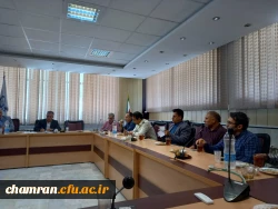 نشست تقدیر از دست اندرکاران برگزاری امتحانات پایان نیمسال تحصیلی 15