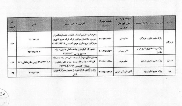 برنامه ملی تور فناوری (9)