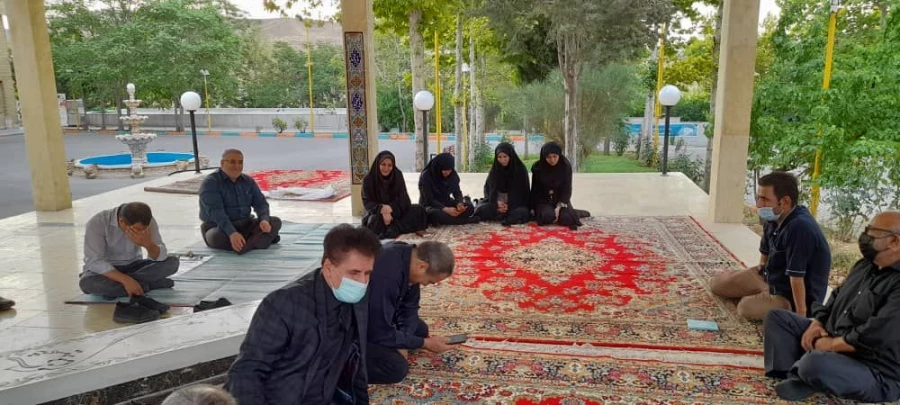 مراسم سوگواری ایام شهادت حضرت سیدالشهدا علیه السلام و شهدای کربلا در پردیس شهید چمران 3