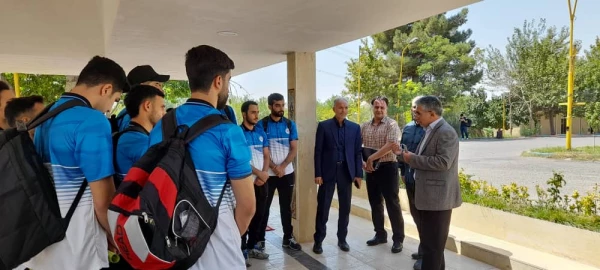 بدرقه کاروان دانشجویان دانشگاه  فرهنگیان _ پردیس شهید چمران برای اعزام به پنجمین المپیاد مسابقات ورزش های همگانی دانشگاه ها و موسسات آموزش عالی کشور 2