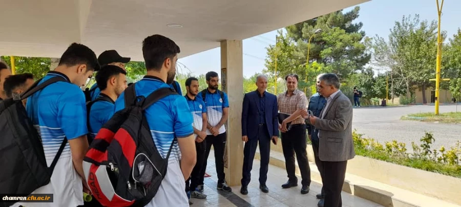 بدرقه کاروان دانشجویان دانشگاه  فرهنگیان _ پردیس شهید چمران برای اعزام به پنجمین المپیاد مسابقات ورزش های همگانی دانشگاه ها و موسسات آموزش عالی کشور 2