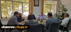 برگزاری نشست مسئولان مجموعه ورزشی  و دانشگاه فرهنگیان  پردیس شهید چمران 4