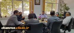 برگزاری نشست مسئولان مجموعه ورزشی  و دانشگاه فرهنگیان  پردیس شهید چمران 5