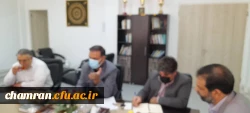 برگزاری نشست مسئولان مجموعه ورزشی  و دانشگاه فرهنگیان  پردیس شهید چمران 7